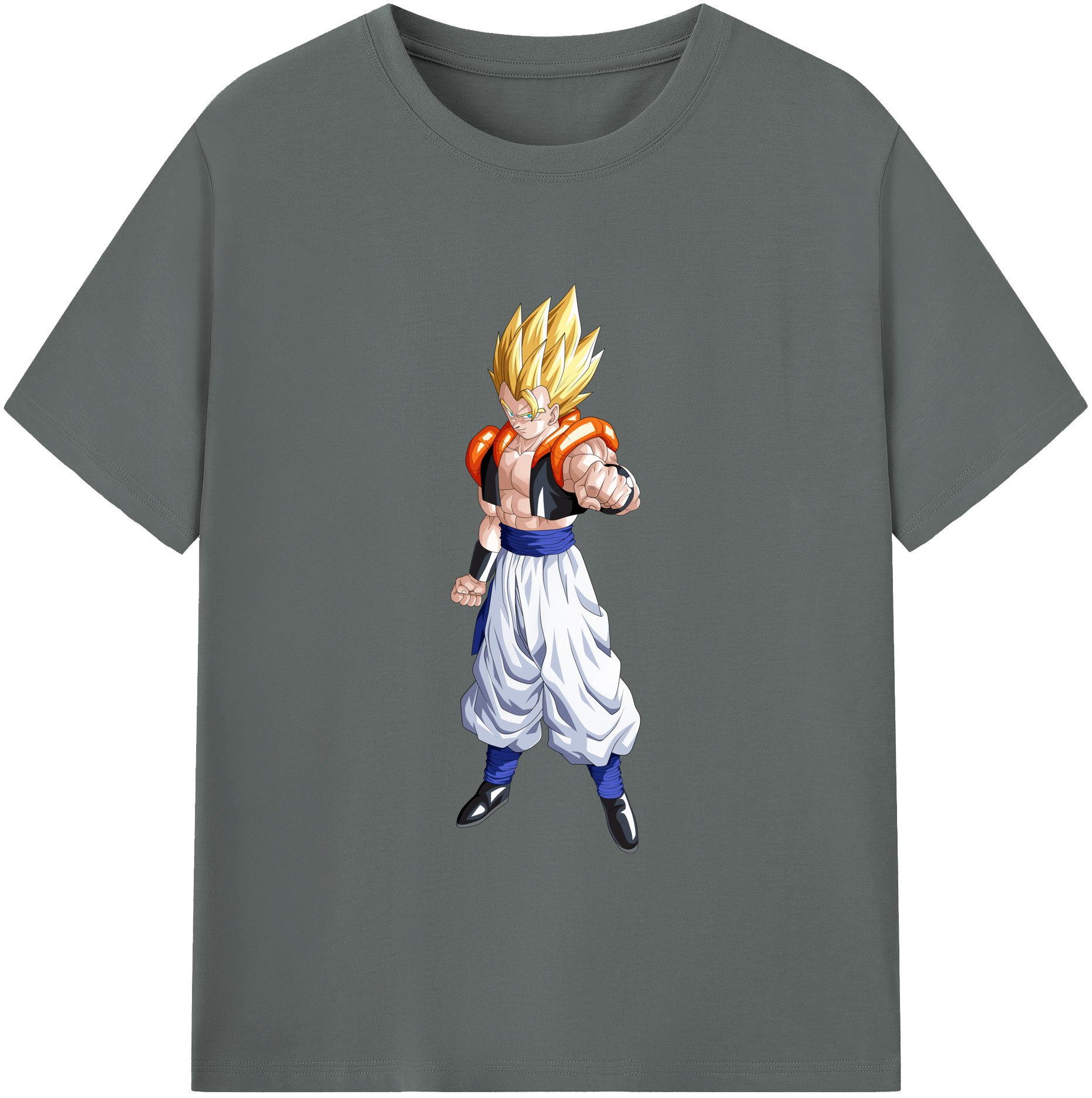 （画像用） ドラゴンボール ベジータ四世（Bejīta Yonsei）DRAGON BALL Vegeta IV 綿100％ メンズ半袖Tシャツ｜肌触りやわらか＆通気性